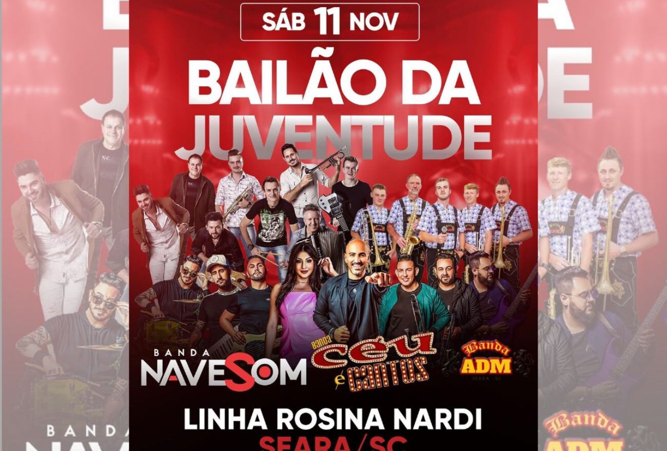 Bail O Da Juventude Ocorre Nesse Fim De Semana Em Linha Rosina Nardi