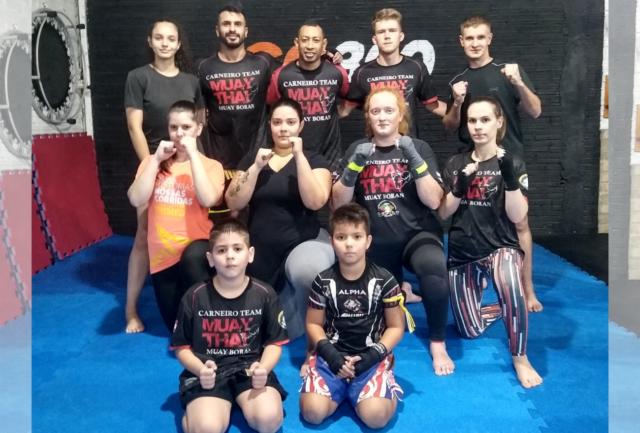 Muay Thai: desde 2019 a equipe Carneiro Team da aulas em Seara. Participe!