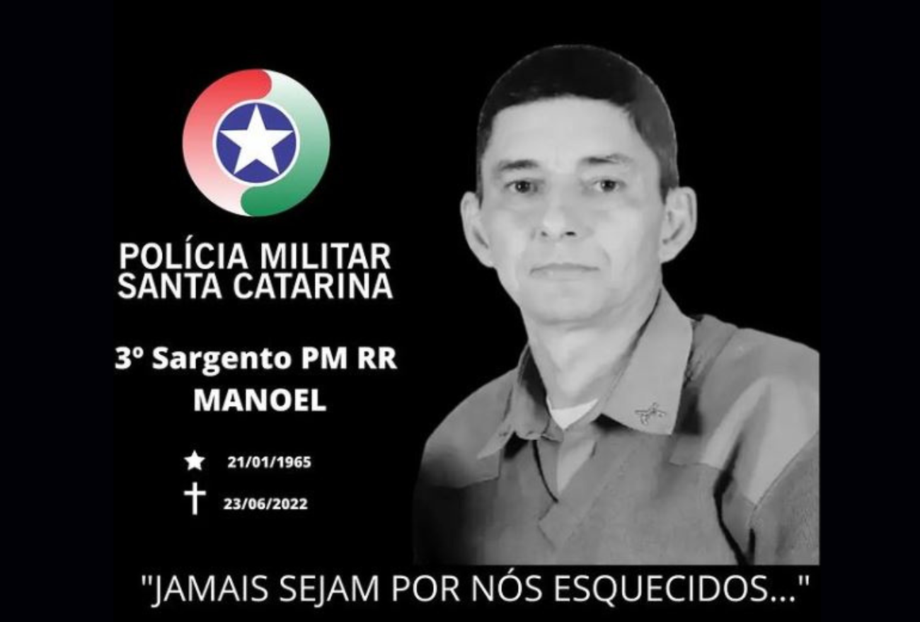 Polícia Militar lamenta pelo falecimento do 3º Sargento, Nilson Manoel da Silva