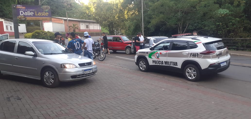 Acidente de trânsito é registrado na Avenida Beira Rio em Seara