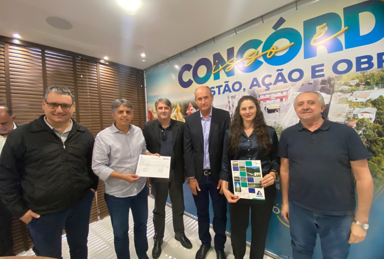 CASAN anuncia R$ 10 milhões em nova adutora no município de Concórdia