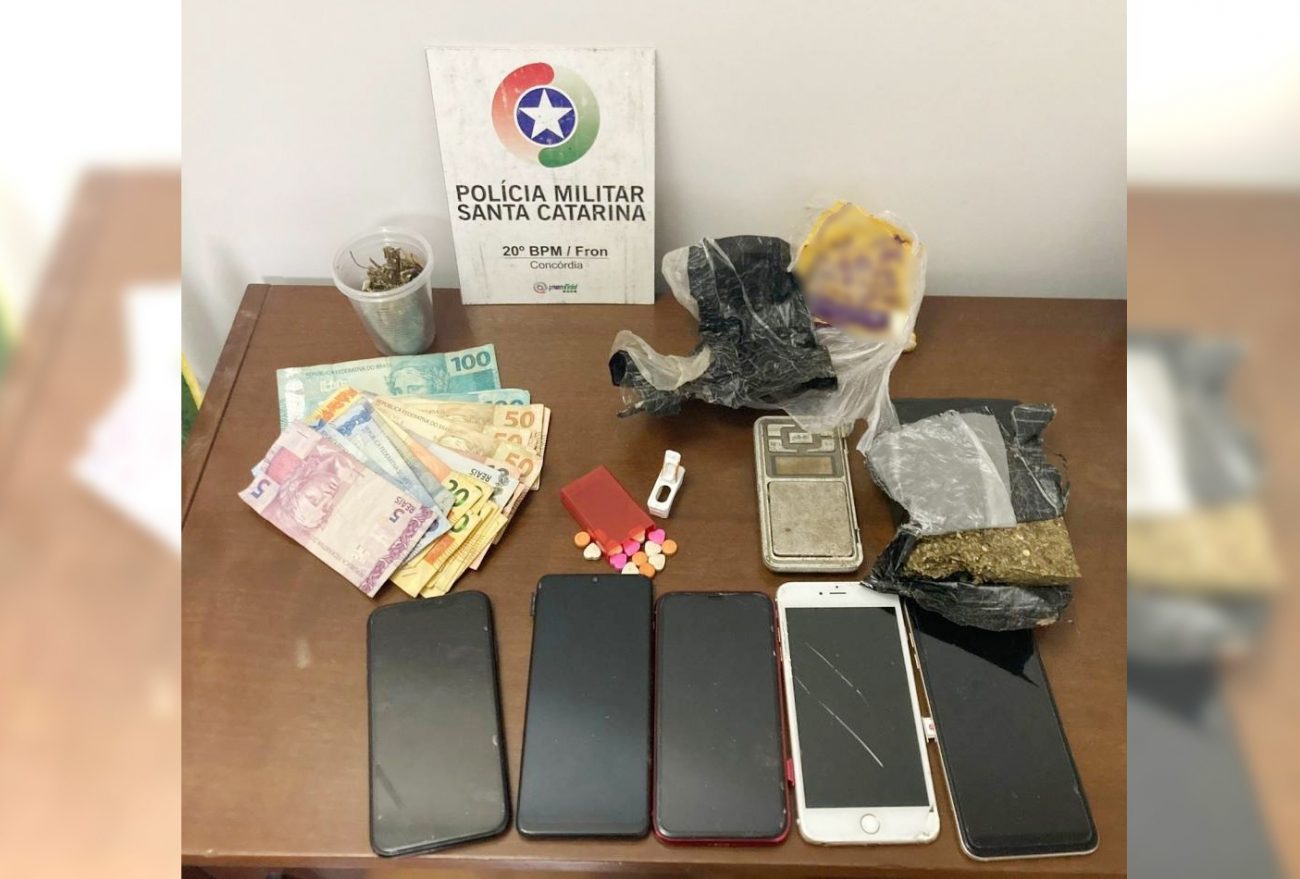 Dois homens são presos e um menor apreendido por tráfico e corrupção de menores