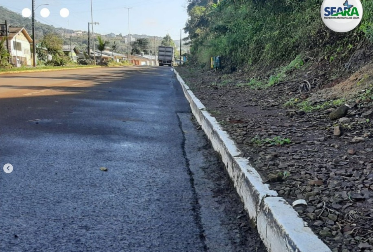 Muro de contenção e passeio público em pavers será construído na Avenida Paludo