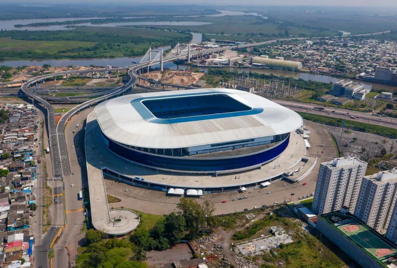 Justiça determina penhora da Arena do Grêmio