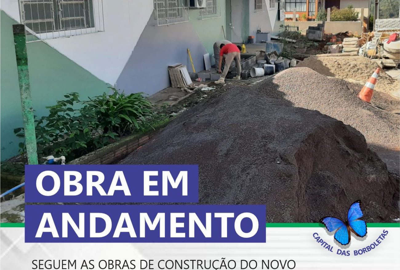 Seguem as obras de construção do novo Centro Infantil Peter Pan