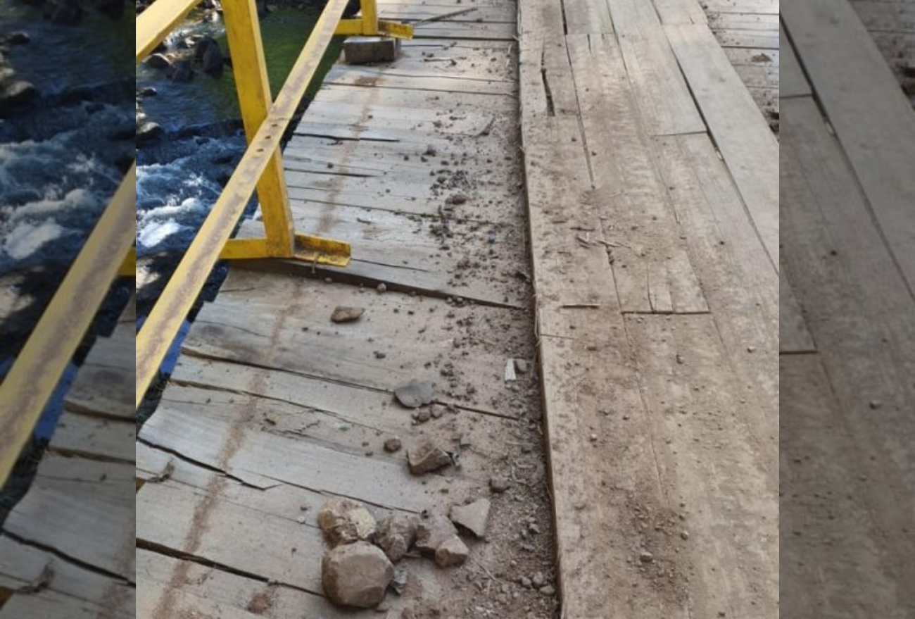 Ponte que liga Seara e Itá é interditada devido a danos estruturais, causando preocupação na região