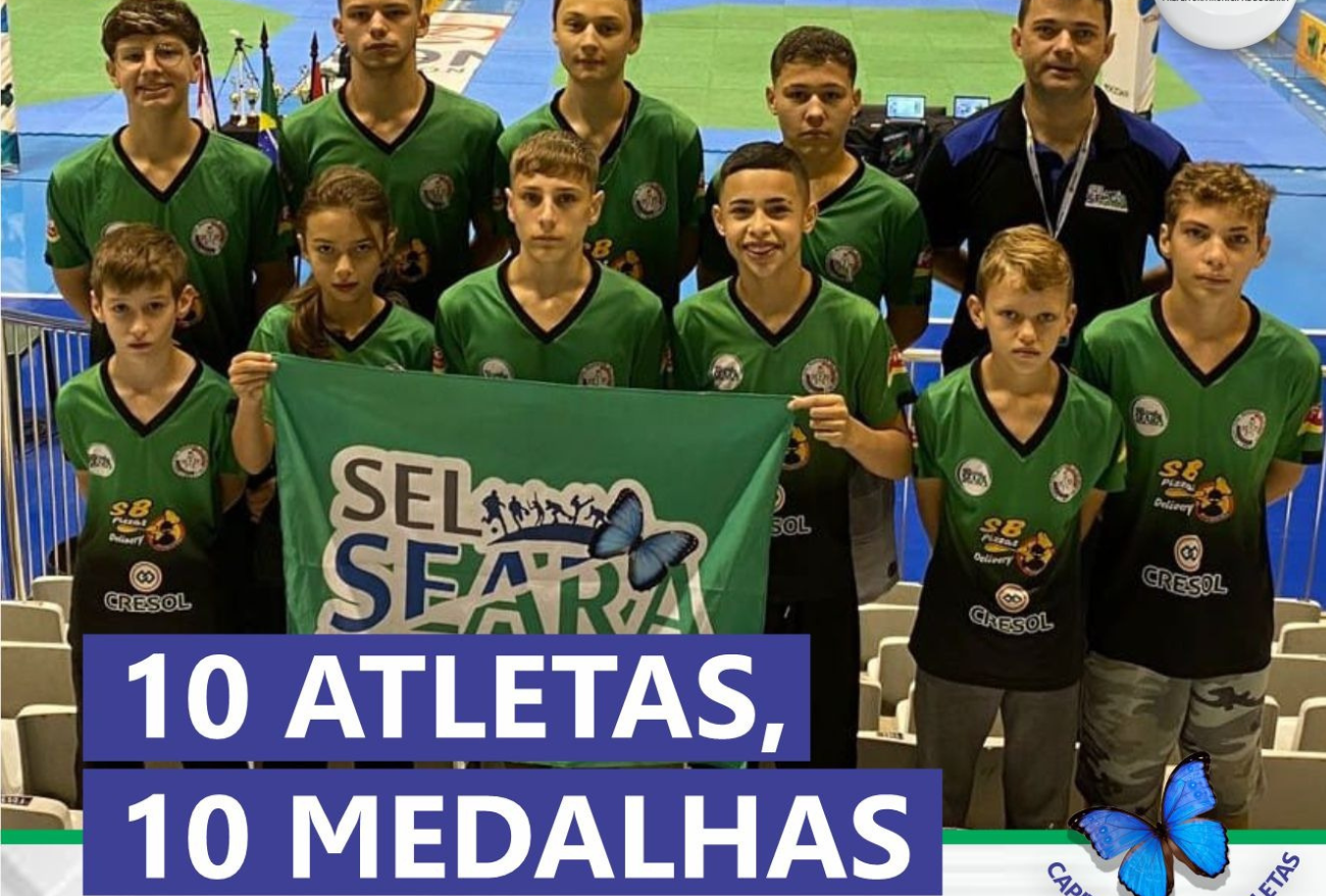 Atletas de Taekwondo de Seara se destacam em Campeonato Catarinense e garantem vaga para o Supercampeonato Brasileiro