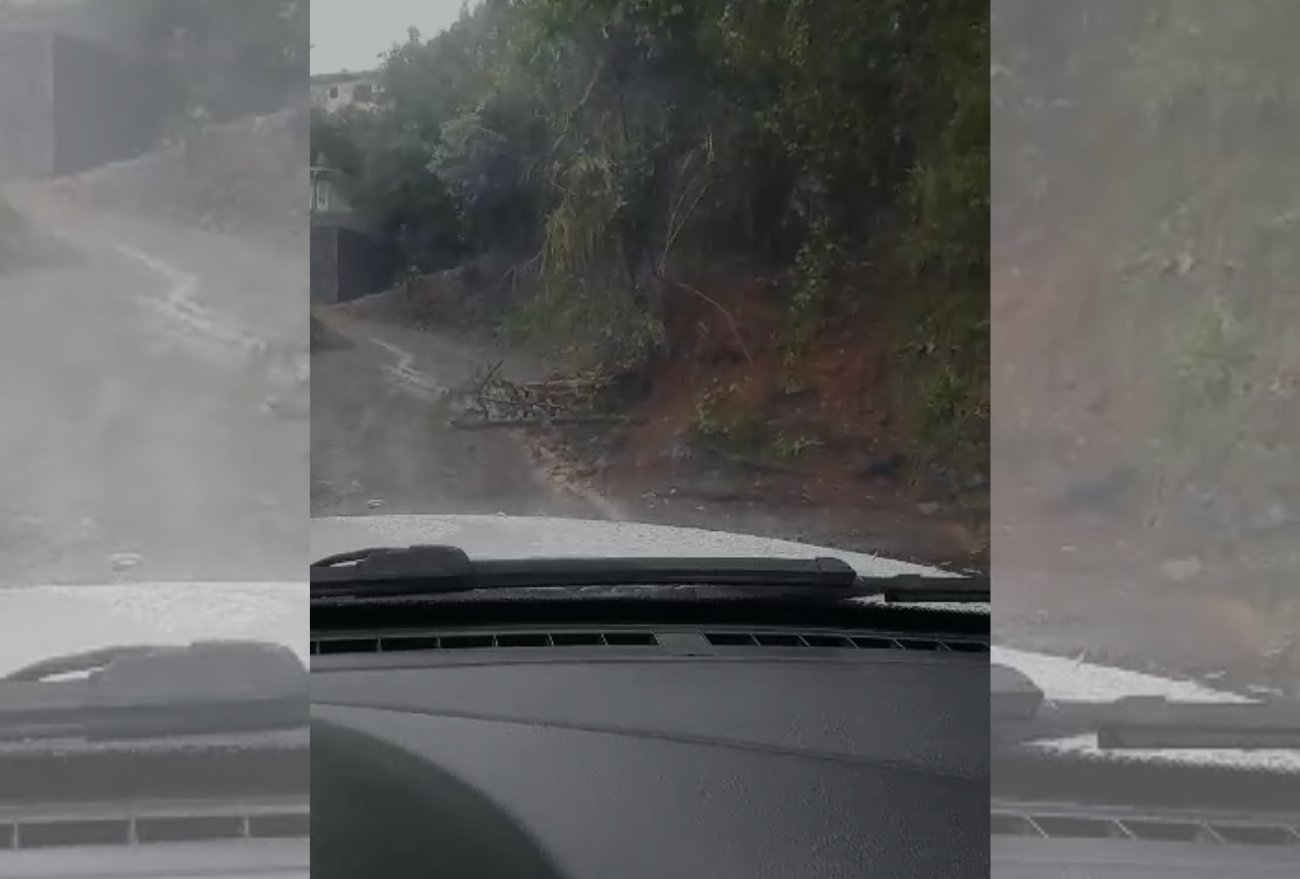 Vídeo: primeiros registros de desmoronamentos em Seara