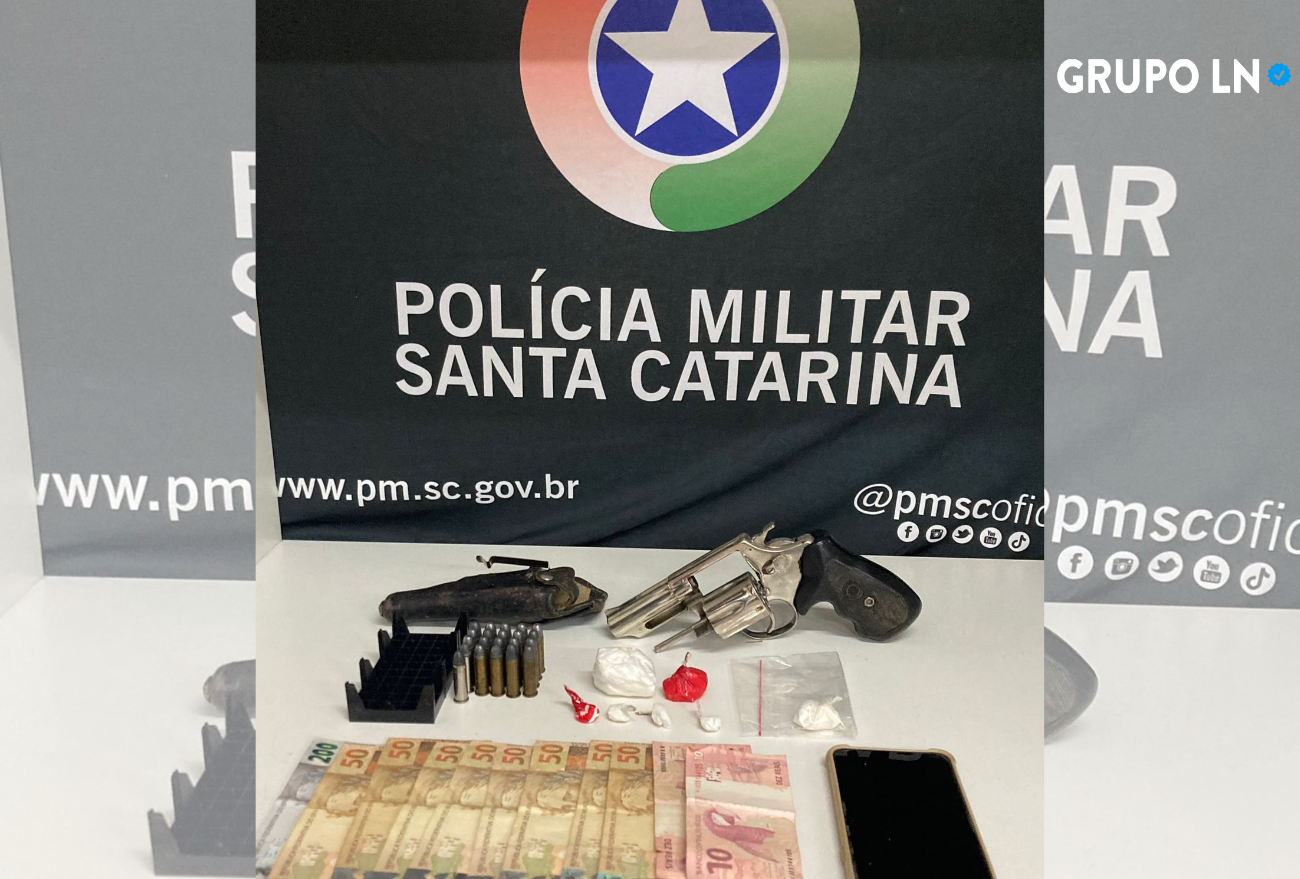 Casal é Preso Por Tráfico De Drogas E Porte Ilegal De Arma De Fogo