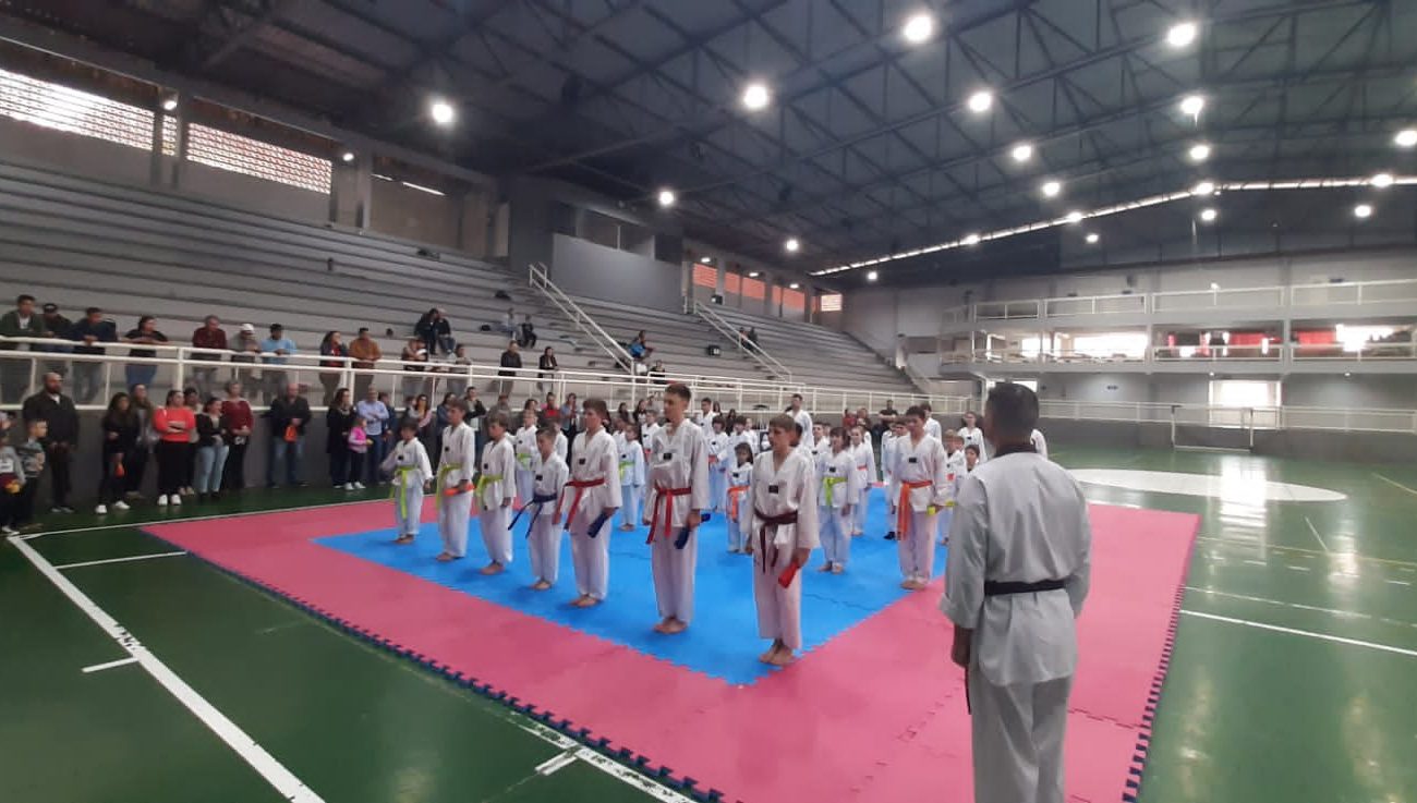 Alunos das escolinhas de Taekwondo da SEL de Seara participam do