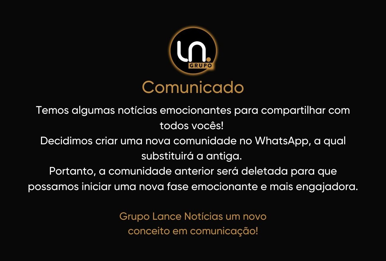 Confira a nova comunidade do Grupo Lance Notícias