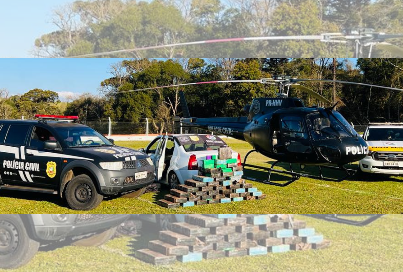 Polícia apreende mais de 300kg de drogas em município do Oeste