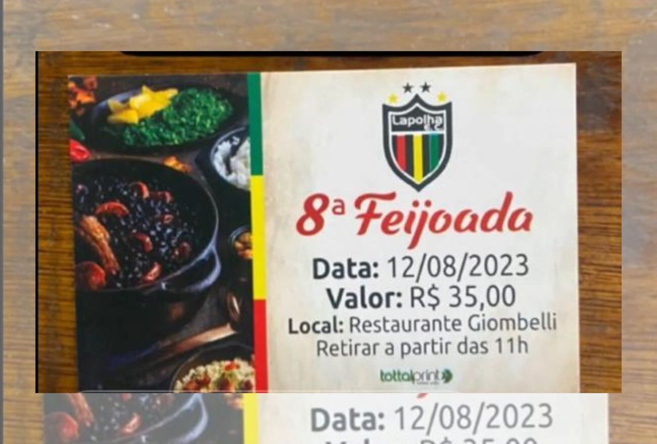 Lapolha promove a 8ª feijoada neste final de semana, em Seara