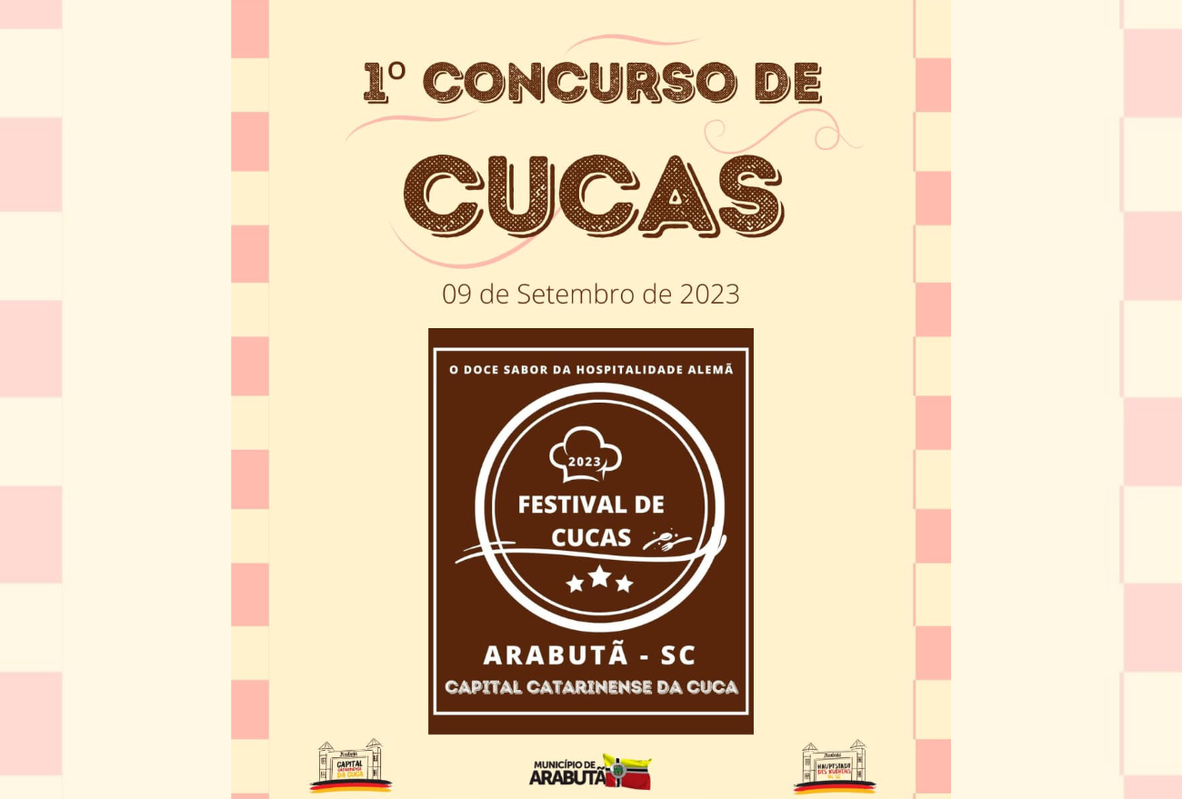 Inscrições abertas para o primeiro Concurso de Cucas de Arabutã