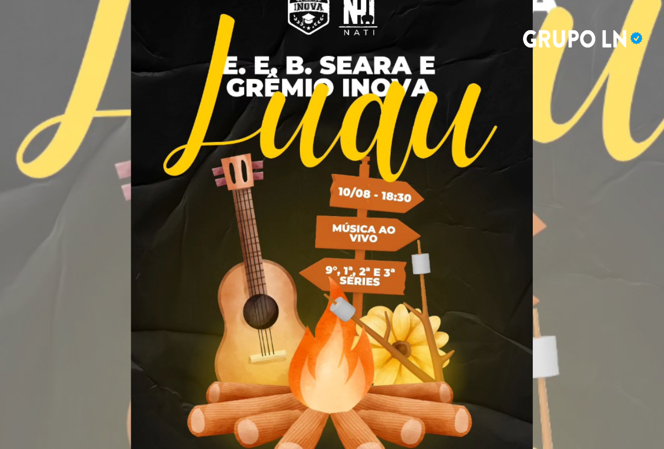 Acontece hoje, o Luau com música ao vivo da EEB Seara