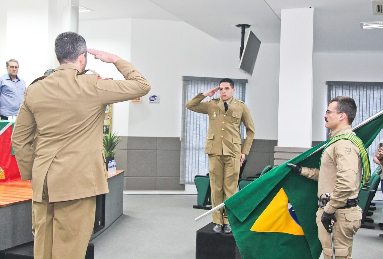 Em cerimônia solene, Capitão Martins assume a liderança da Companhia de Polícia Militar de Seara