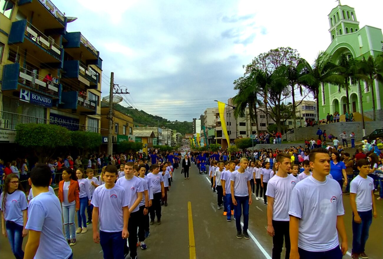 Tudo pronto para o Desfile Cívico de 7 de setembro em Seara