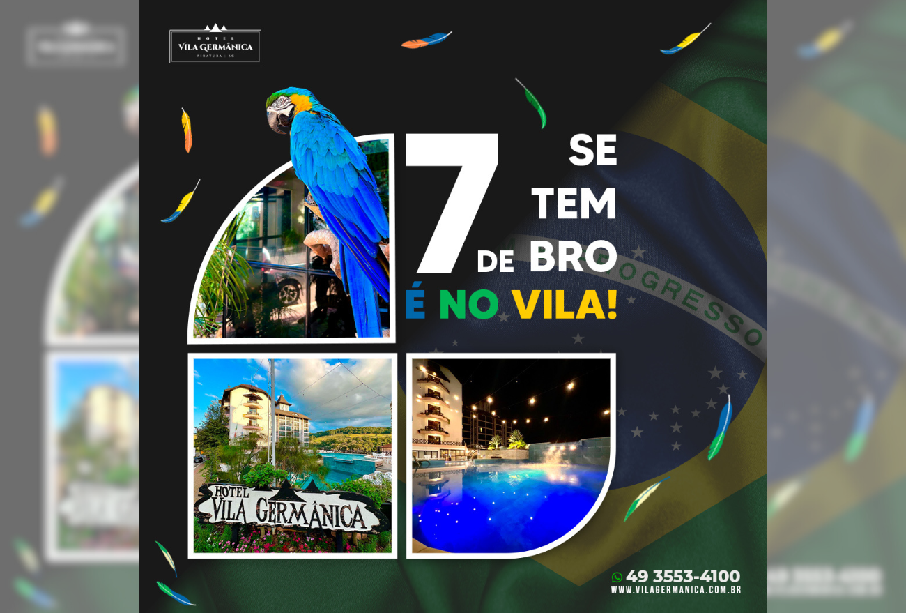 Desfrute de um feriado relaxante no Hotel Vila Germânica neste 7 de Setembro!