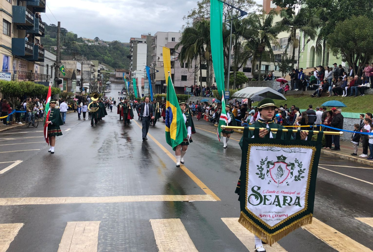 Desfile Cívico em Seara está confirmado! Confira os horários: