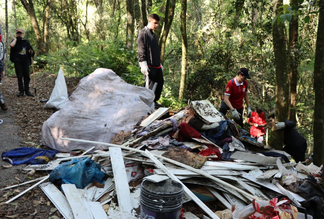 Dia Mundial da Limpeza coletou 6,2 toneladas de resíduos, em Concórdia