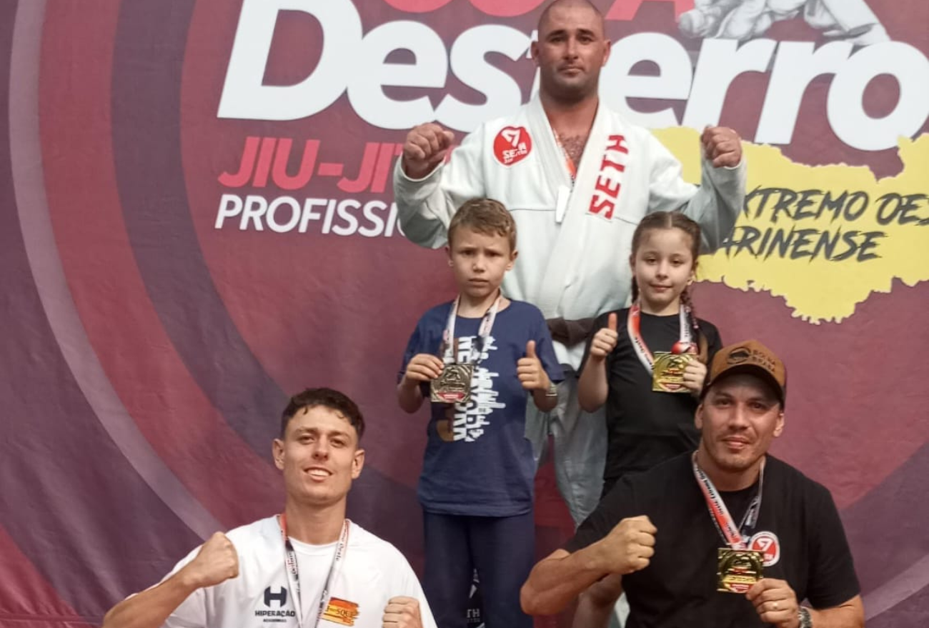 Atletas de Seara são destaque na Copa Desterro de Jiu-Jitsu