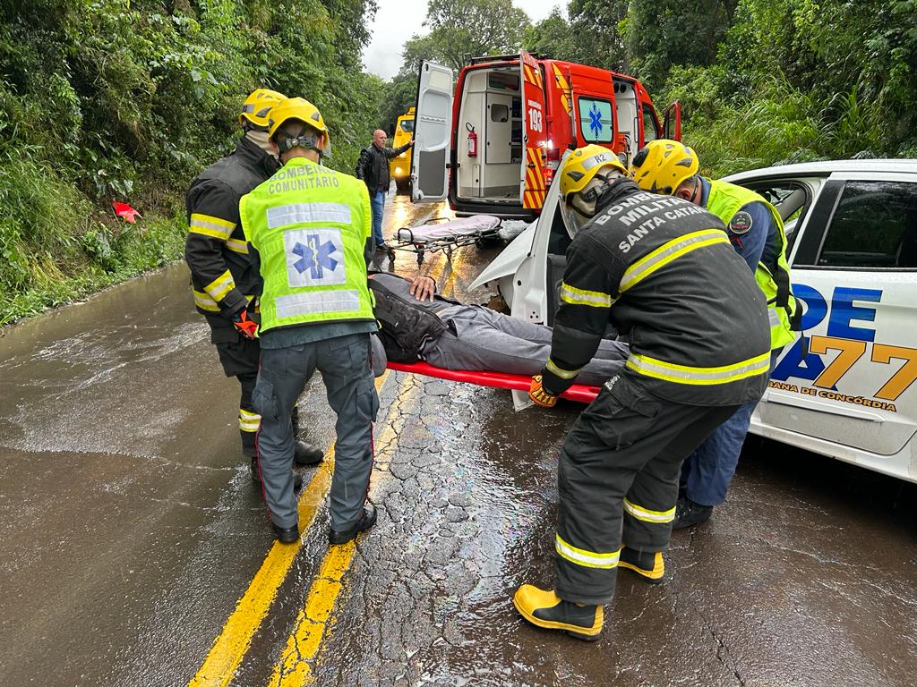 Acidente na SC-283 entre Seara e Arvoredo é registrado