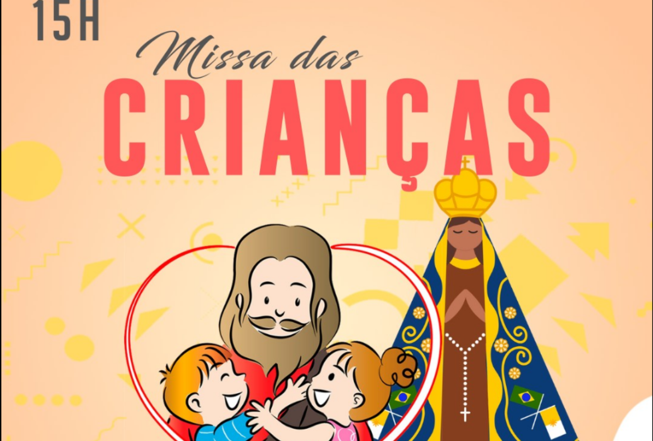 Missa das crianças é realizada nessa quinta-feira (12), na Igreja Matriz de Seara