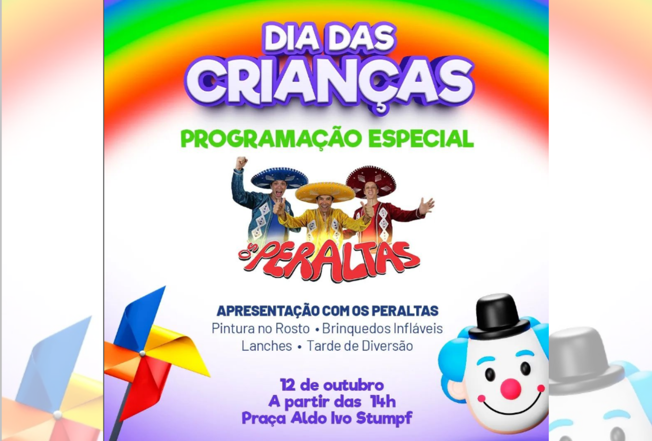 Prefeitura de Itá prepara programação especial para o Dia das Crianças, confira: