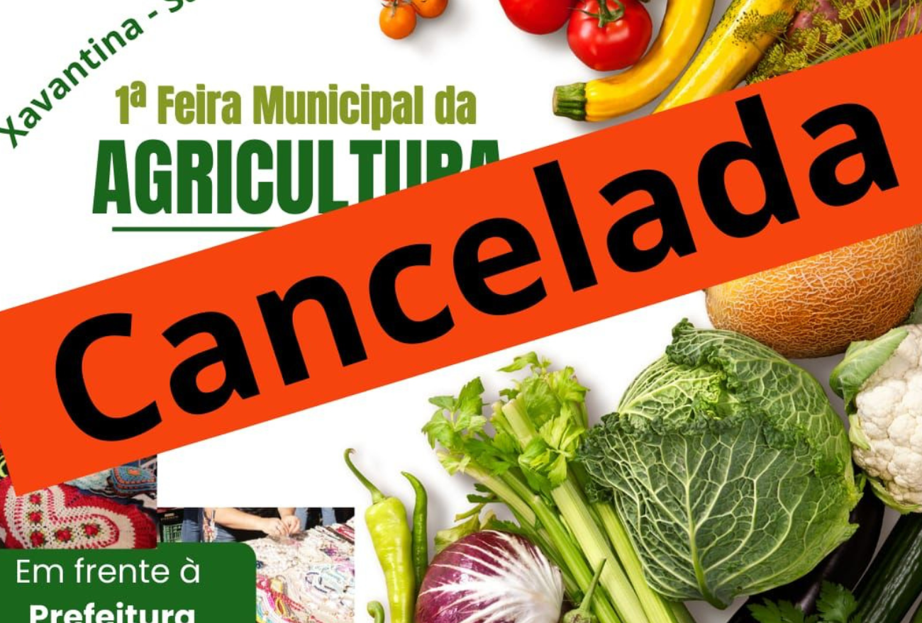 Feira Municipal da Agricultura é cancelada em Xavantina