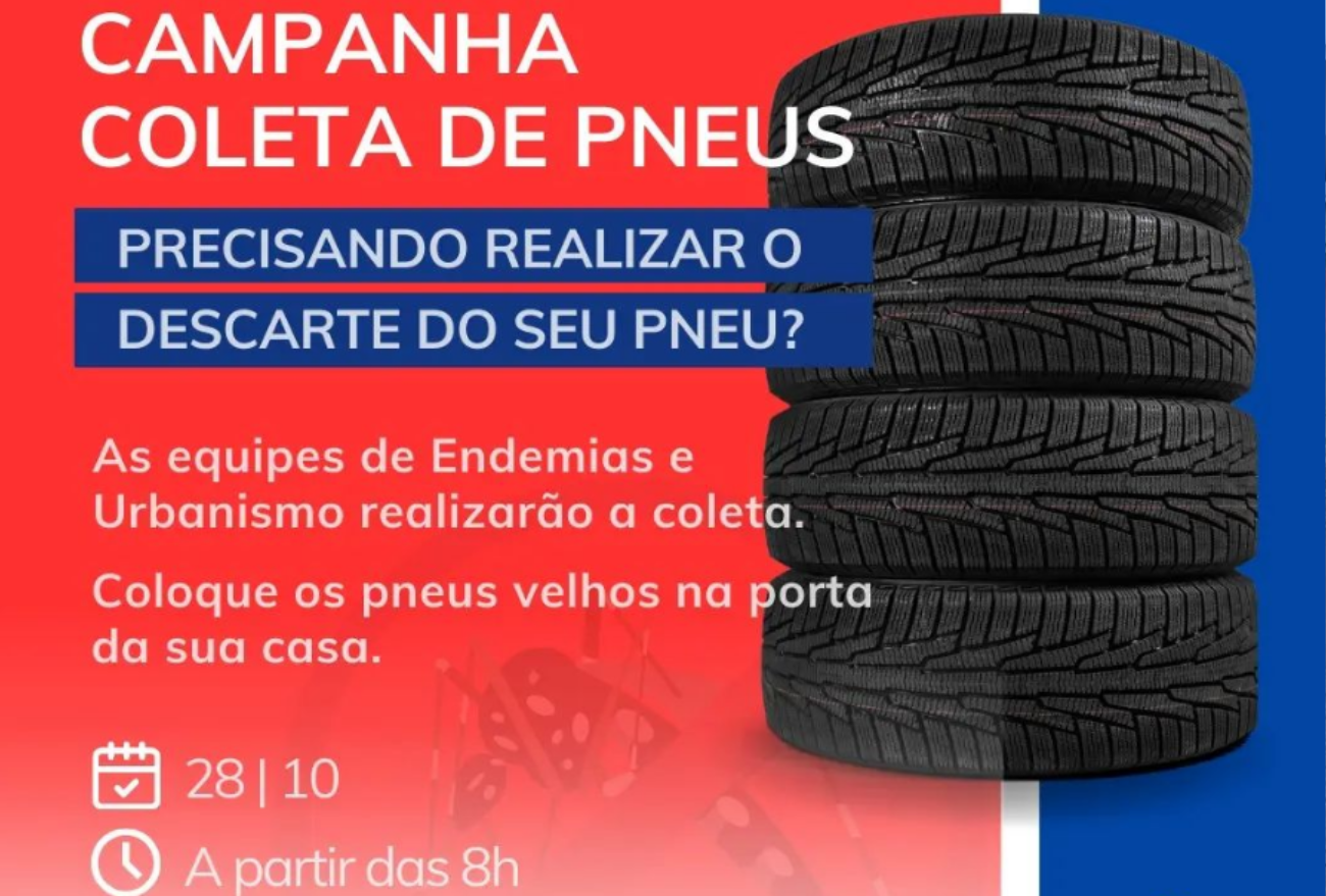 Campanha de coleta de pneus é realizada em Itá